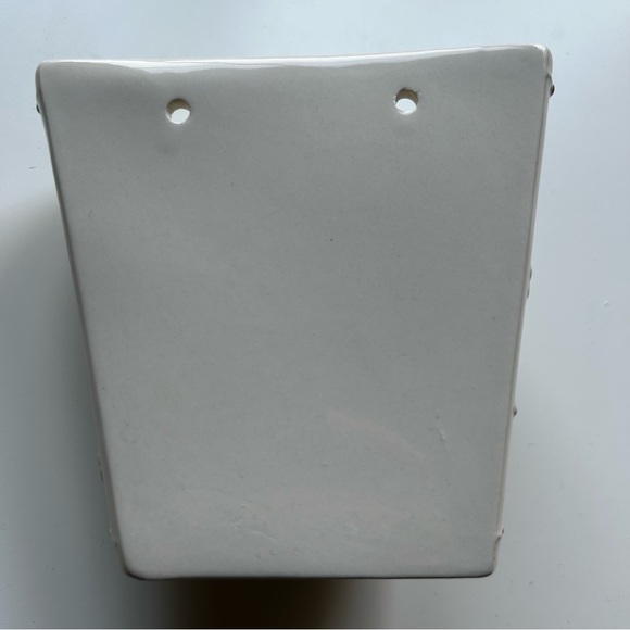 Enesco Stacey Yacula Frog and Snail ceramic wall pocket/planter - Picture 4 of 12